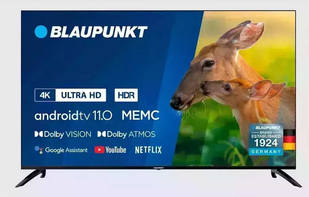 Телевизор BLAUPUNKT 65UBC6000T SMART TV TV UltraHD 4K безрамочный