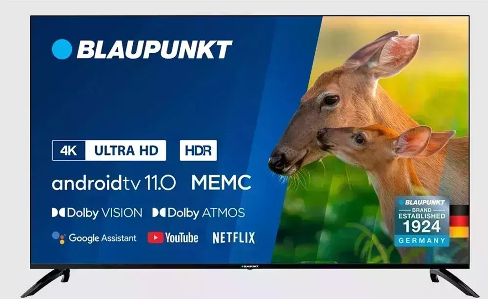 Телевизор BLAUPUNKT 55UBC6000T SMART TV TV UltraHD 4K безрамочный