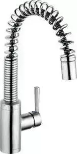 Смеситель для кухни Kludi Steel нержавеющая матовая сталь (38855F660)