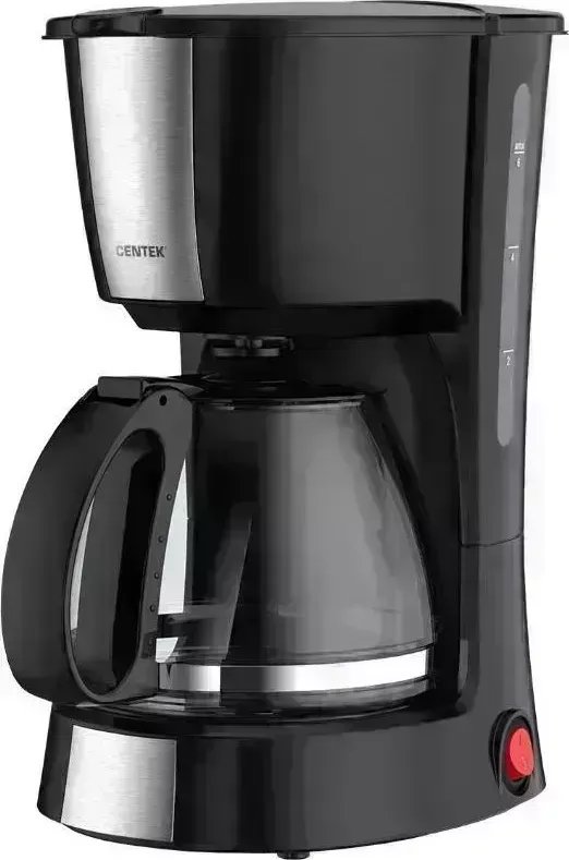 Кофеварка CENTEK CT-1149 STEEL/BLACK
