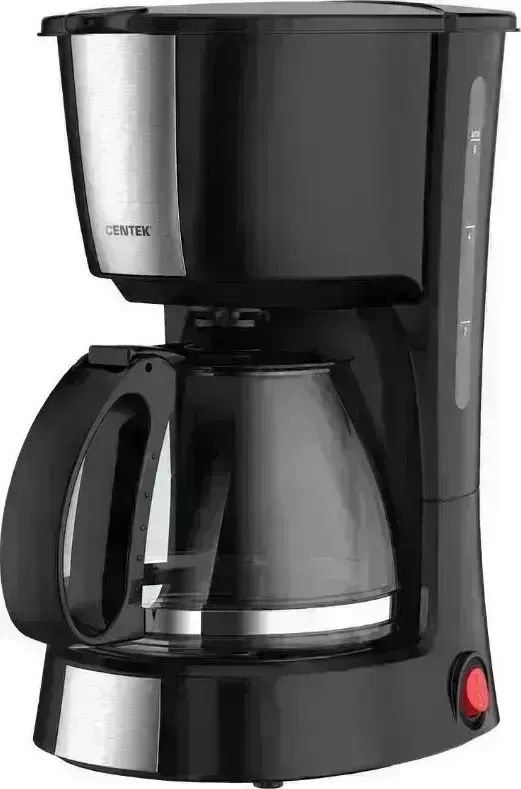 Кофеварка CENTEK CT-1148 STEEL/BLACK
