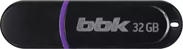 Флеш-накопитель BBK 032G-JET черный, 32Гб, USB2.0, JET серия накопитель