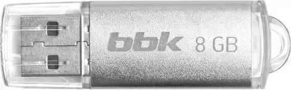 Флеш-накопитель BBK 008G-RCT серебро, 8Гб, USB2.0, ROCKET серия накопитель