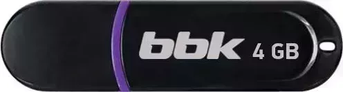 Флеш-накопитель BBK 004G-JET черный, 4Гб, USB2.0, JET серия накопитель