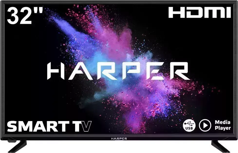 Телевизор HARPER 32R690TS SMART TV БЕЗРАМОЧНЫЙ LED- TV