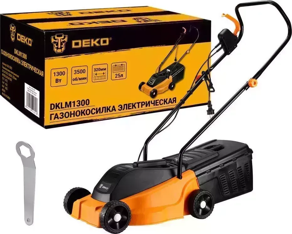 Газонокосилка DEKO DKLM1300, 1300Вт, 320мм 063-3005