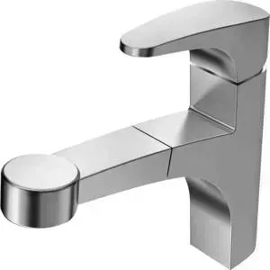 Смеситель для кухни ZorG Inox с выдвижным изливом imperia (SZR-1384 p-a)