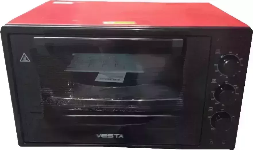 Мини-печь VESTA MP-V 2336 PL черно-красная Мини печь PL