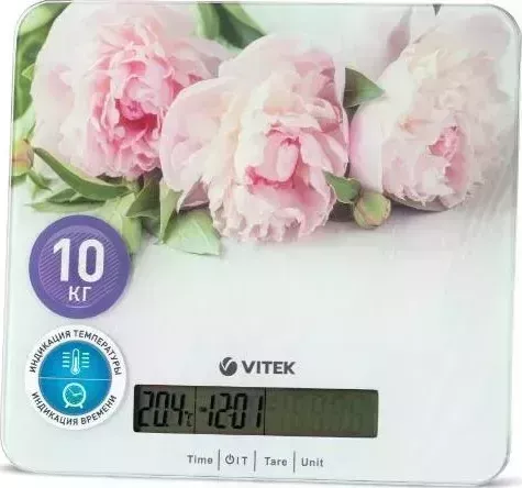 Весы кухонные VITEK VT-2414 (MC) цветы
