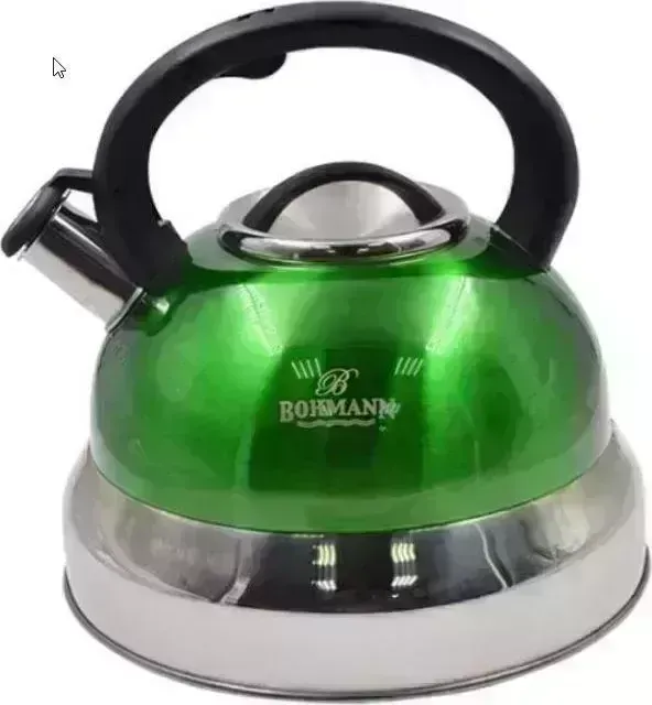 Чайник BOHMANN BH - 9858 G /5л /зеленый цвет(х12) чайник со свистком BH - G