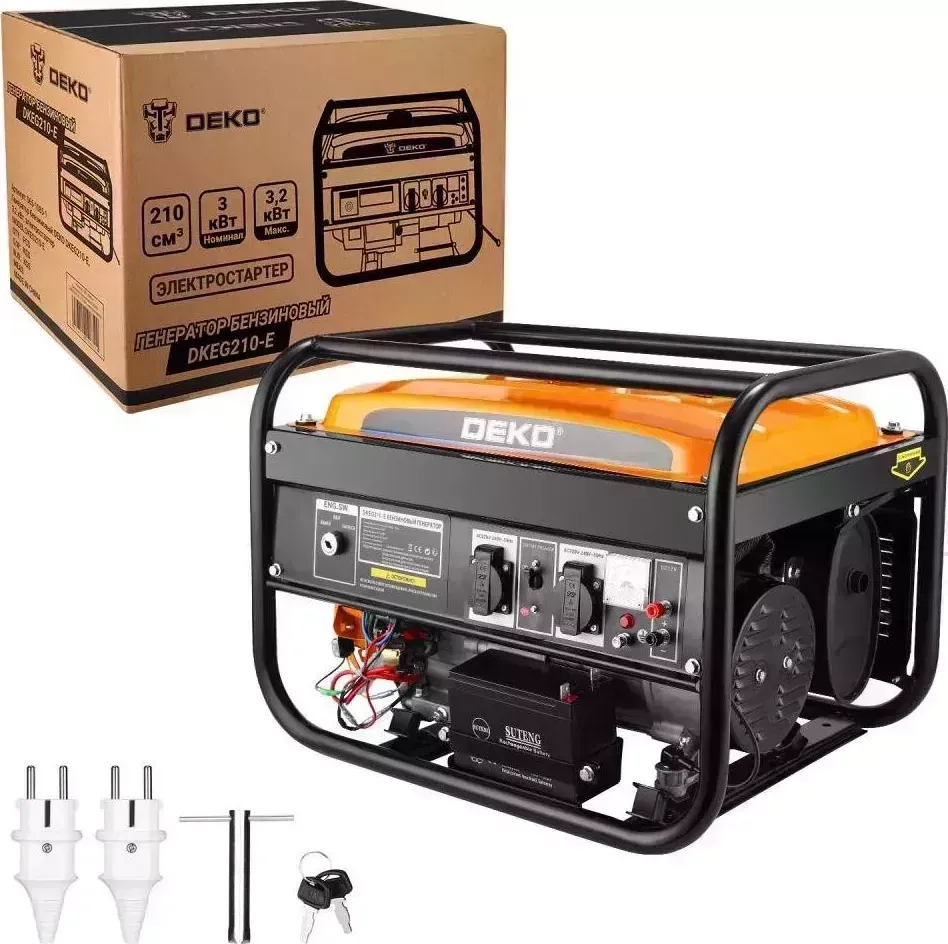 Генератор DEKO DKEG210-E, 3,2 кВт, электростартер 065-1085-1