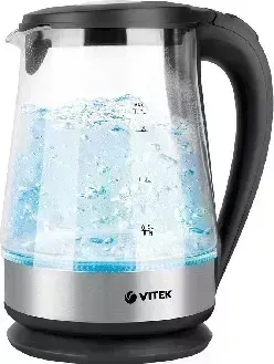 Чайник электрический VITEK VT-7077 (MC) черный/стекло