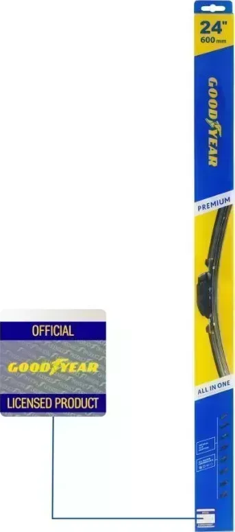 Щетка стеклоочистителя GOODYEAR GY000444 PREMIUM 24 /60 CM бескаркасная 24'' CM