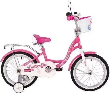 Велосипед NOVATRACK 167BUTTERFLY.PN23 розовый 163071