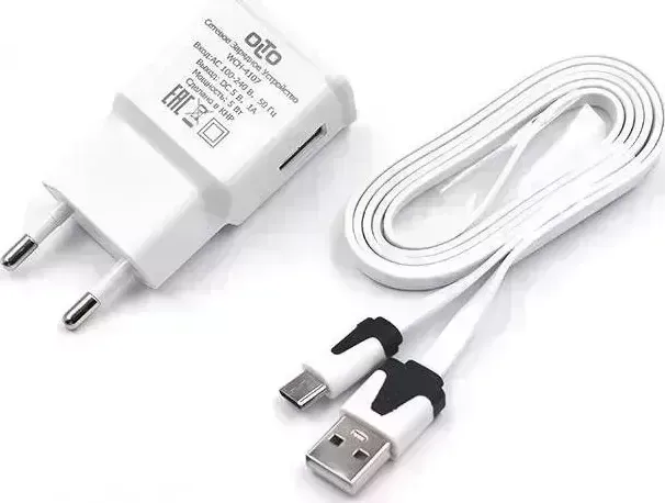 Зарядное устройство OLTO WCH-4107 СЗУ USB 1A + кабель Type-C