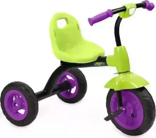 Велосипед НИКА ВДН1/6 фиолетовый с лимонным детский NIKA с