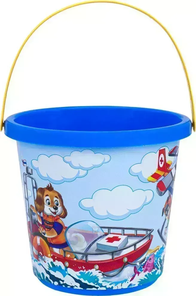 Ведро РЫЖИЙ КОТ №8 с картинкой 0,85л ЩЕНКИ-СПАСАТЕЛИ И-3175 ПП-00183030 Игрушка с