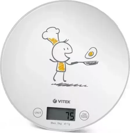 Весы кухонные VITEK VT-8018 (W) рисунок