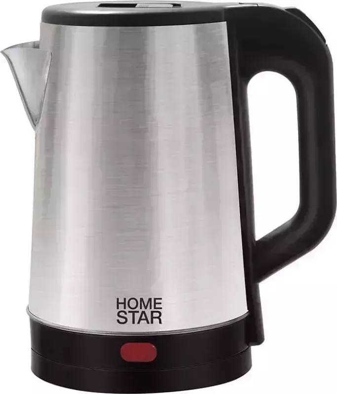 Чайник электрический HOMESTAR HS-1041 (1,8 л) стальной, черный