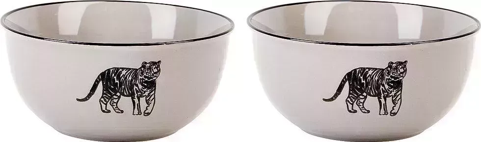 Салатник NOUVELLE HOME фарфоровый "Тигр" v=500мл (min6) 2410066-1