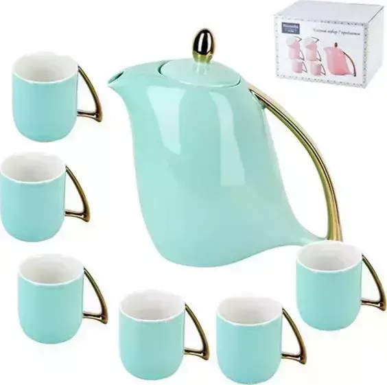 Чайный набор NOUVELLE HOME 7пр. "5th Avenue. Mint" 1400025