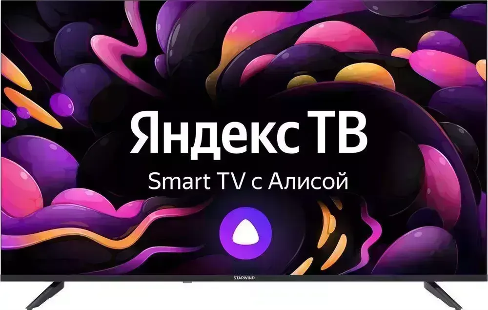 Телевизор STARWIND SW-LED43UG403 SMART Яндекс.ТВ Frameless Ultra HD черный LED- UHD Яндекс