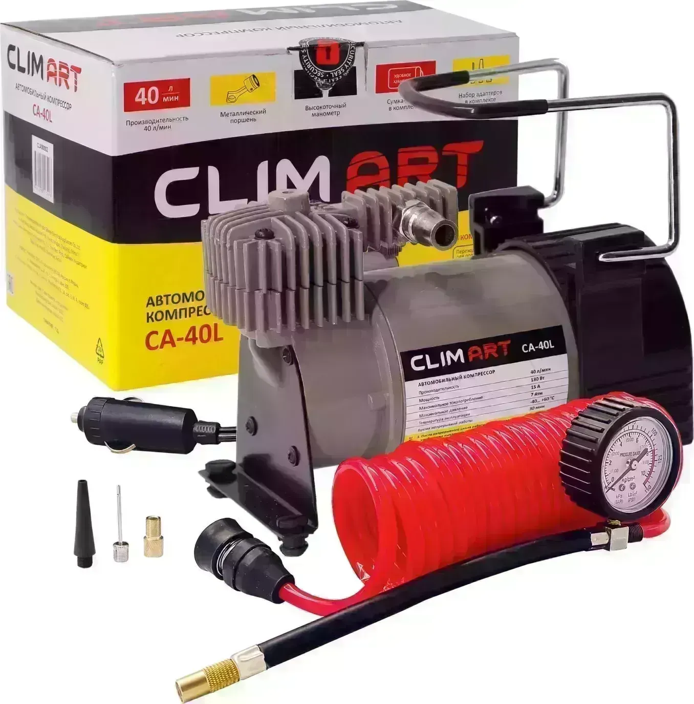 Компрессор автомобильный CLIM ART CLA00002 CA-40L Авто-компрессор
