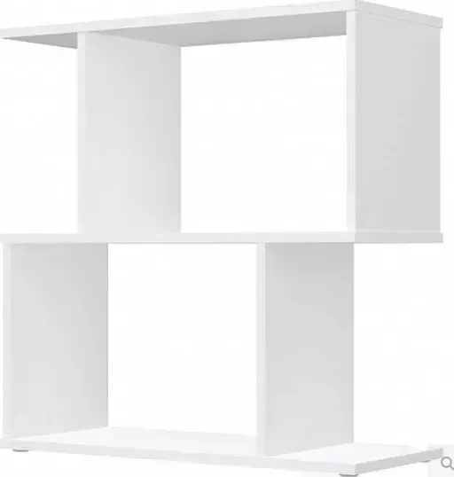 Стеллаж POLINI Home Smart фигурный 2 секции, белый (1кор)