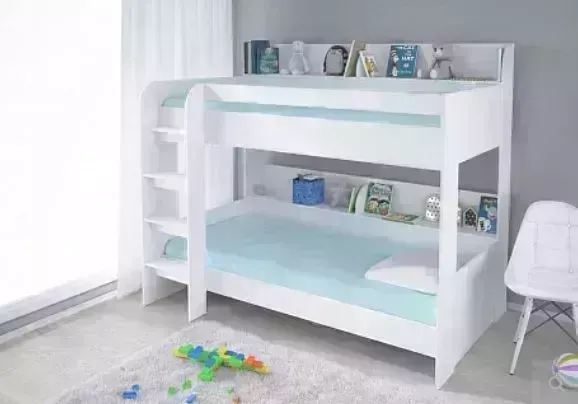Кровать POLINI 2-х ярусная kids Simple 5000, белый (6кор)
