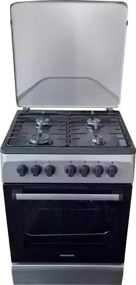 Плита газовая RENOVA SG6E-LCTDS с электрической духовкой