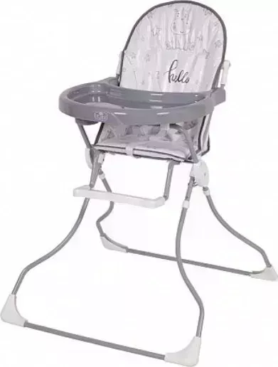 Стул для кормления POLINI ьчик kids 152 Бегемотик, серый (1кор) Стул