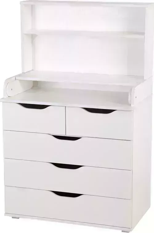 Комод POLINI kids Simple 2781, со стеллажом, белый