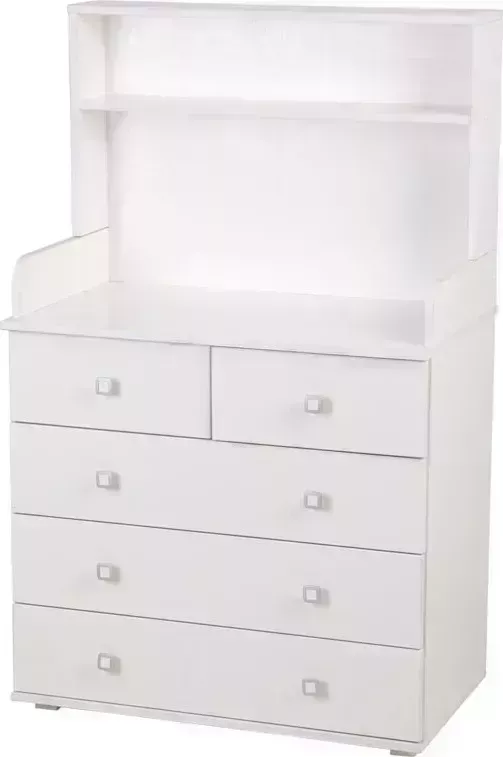 Комод POLINI kids Simple 2780, со стеллажом, белый