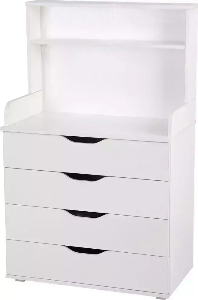 Комод POLINI kids Simple 2581, со стеллажом, белый