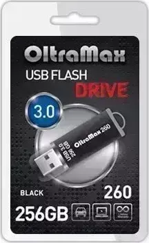 Флеш-накопитель OLTRAMAX 256GB 260 Black 3.0 USB флэш-накопитель