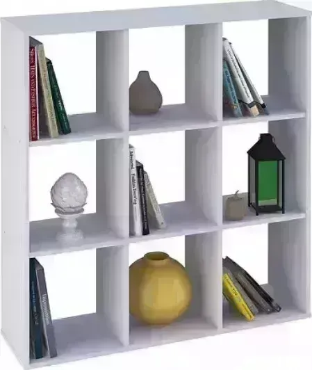 Стеллаж POLINI Home Smart Кубический 9 секций, белый (1кор)