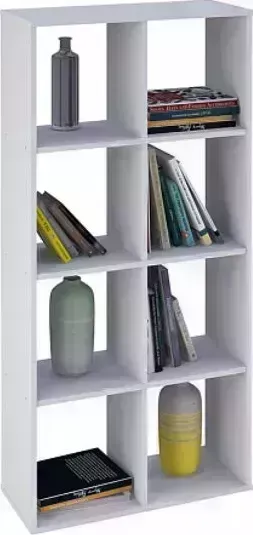 Стеллаж POLINI Home Smart Кубический 8 секций, белый (1кор)