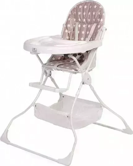Стул для кормления POLINI ьчик kids 252 Звезды, макиато-белый (1кор) Стул