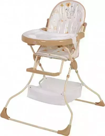 Стул для кормления POLINI ьчик kids 252 Слоник, макиато (1кор) Стул