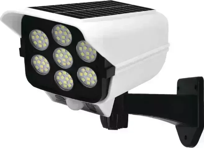 Светильник DUWI 25033 3 светодиодный Solar LED, на солнечных батареях, 3 режима освещения, поворотный, ДУ, 16Вт, 6500К, 680Лм, IP65, с датчиком движен и уличные 3 3 с