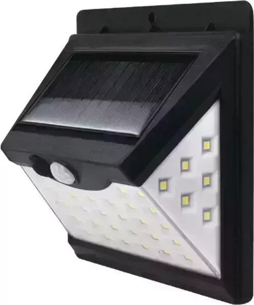 Светильник DUWI 25014 2 светодиодный Solar LED, на солнечных батареях, 8Вт, 6500К, 330Лм, IP65, с датчиком движения, цвет черный, и уличные 2 с