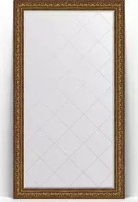 Зеркало Evoform с Exclusive-G Floor 115x205 см, в багетной раме - виньетка состаренная бронза 109 мм (BY 6377)