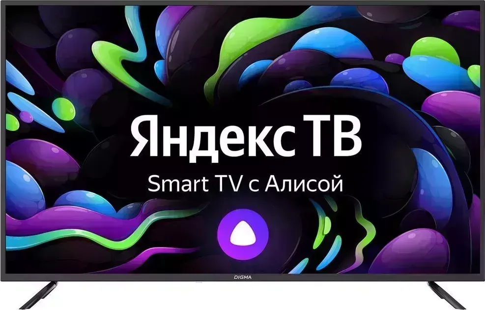 Телевизор DIGMA DM-LED55UBB31 SMART ОС Яндекс.ТВ Ultra HD черный LED- HD