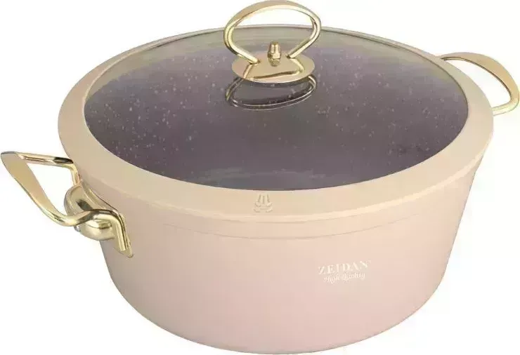 Кастрюля ZEIDAN Z-501022 LATTE 7,5л