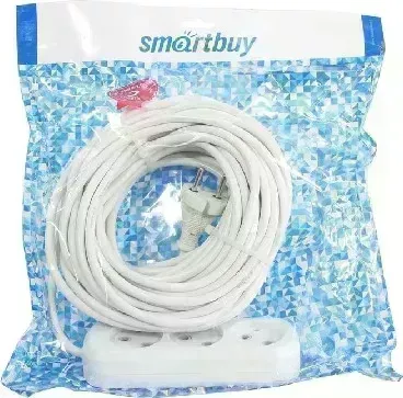 Удлинитель SMARTBUY (SBE-10-3-15-N) 3 гнз х 15 м (10А/2.2кВт, ПВС 2х1.0) без заземления 3 х 15 м