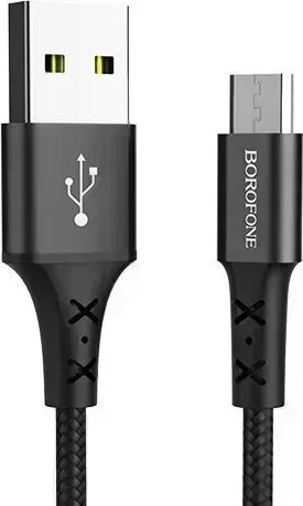 Кабель BOROFONE BX20 "Enjoy" USB-microUSB 2A 1M черный microUSB (6931474700797) 2A 1M