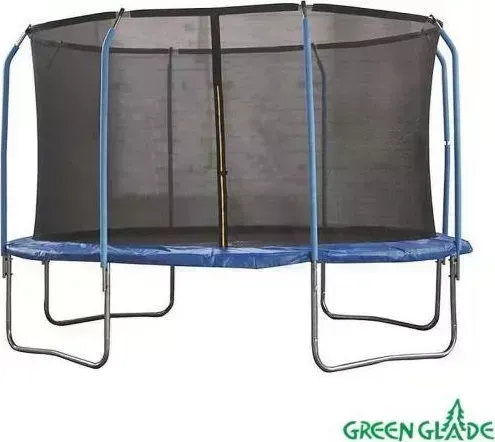 Батут GREEN GLADE 12-футовый 4 ножки 4 стойки B122