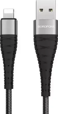 Кабель BOROFONE BX32 "Munificent" USB-8 Pin 2.4A 1M черный 8 (6931474710413) 1M