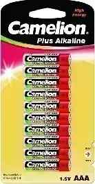 Батарейки CAMELION (3221) LR03 PLUS ALKALINE BL-10 (LR03-BP10, батарейка,1.5В)