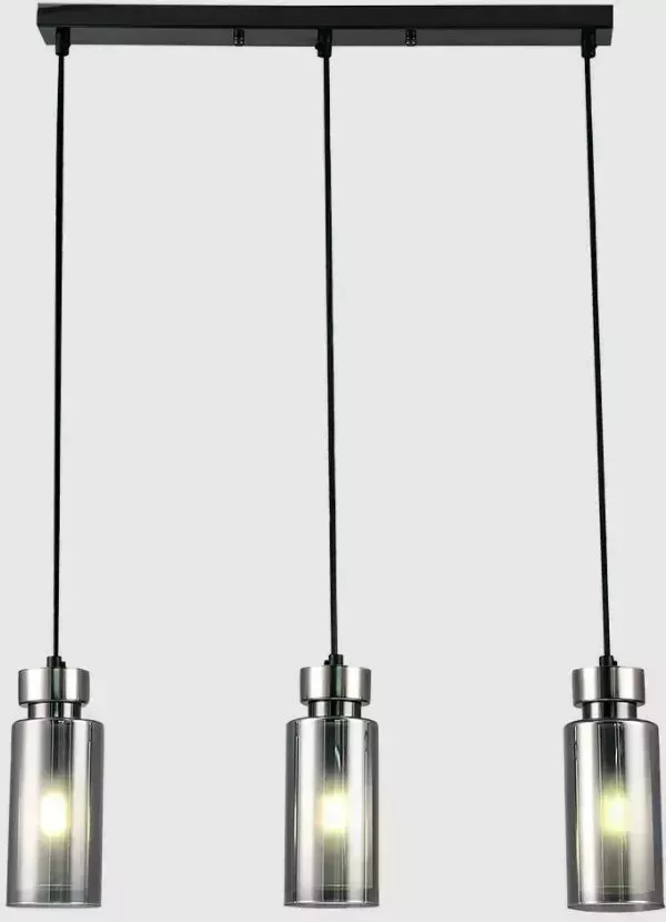 Люстра RITTER 52557 8 Modern 74338/3 3хE14, 500х80х900мм, хром, СВЕТИЛЬНИКИ ПОТОЛОЧНЫЕ, ЛЮСТРЫ 8